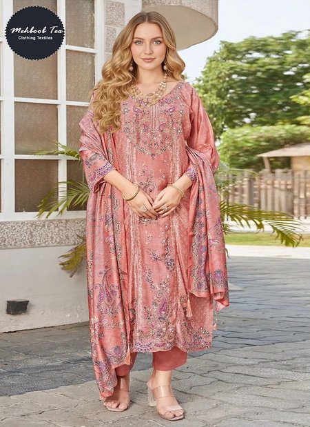 Mehboob Tex 1757 A To D Viscose Maslin Pakistani Salwar Suit Wholesale Online